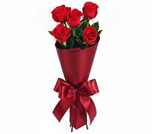 Букет 5 Красных роз Эдлесс Лав в Малой Джалге