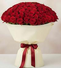 Букет 101 Красная роза Милано #REPLACE_PRED# Малой Джалге