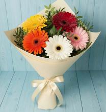 Букет цветов из:  Герберы в Малой Джалге