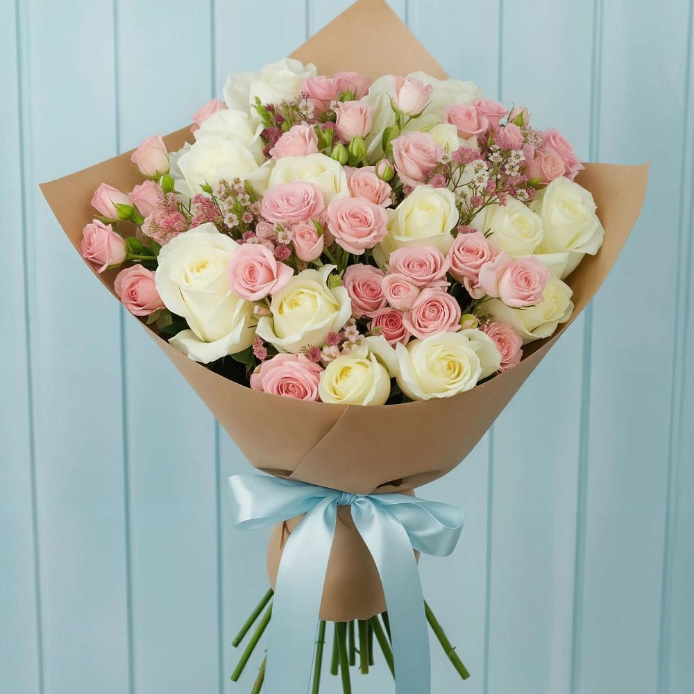 Букет цветов из: Розы в Малой Джалге