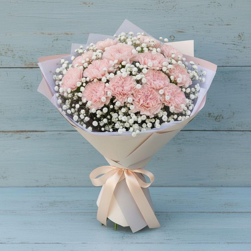 Букет цветов из: Гвоздики в Малой Джалге