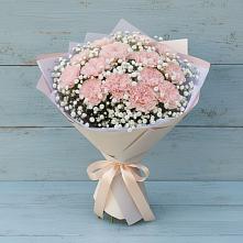 Букет цветов из:  Гвоздики в Малой Джалге