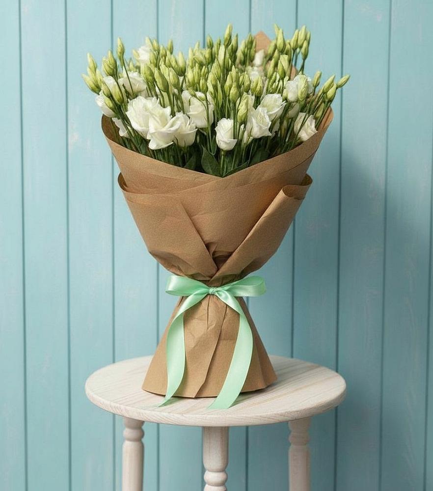 Букет цветов из: Лизиантусы в Малой Джалге