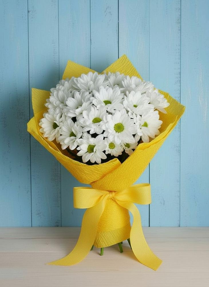 Букет цветов из: Хризантемы в Малой Джалге