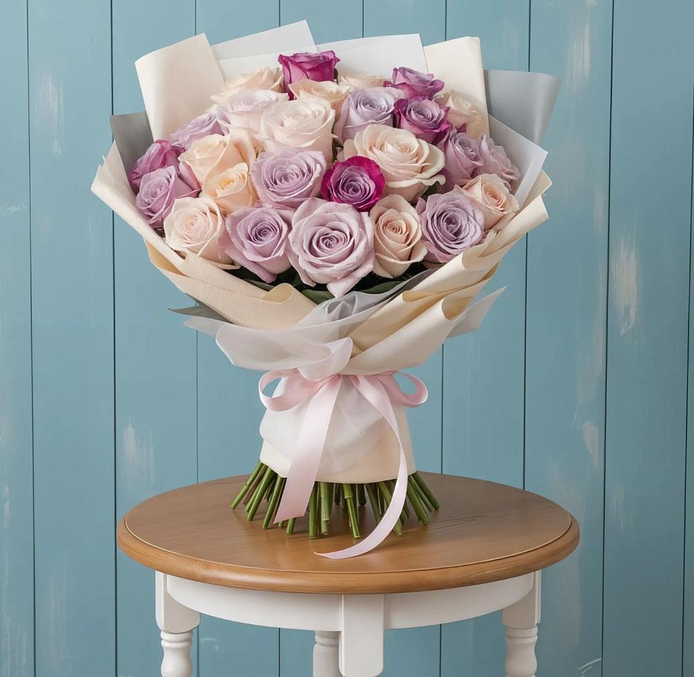 Букет цветов из: Розы в Малой Джалге