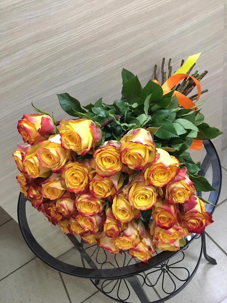 Букет Желтые розы в Малой Джалге