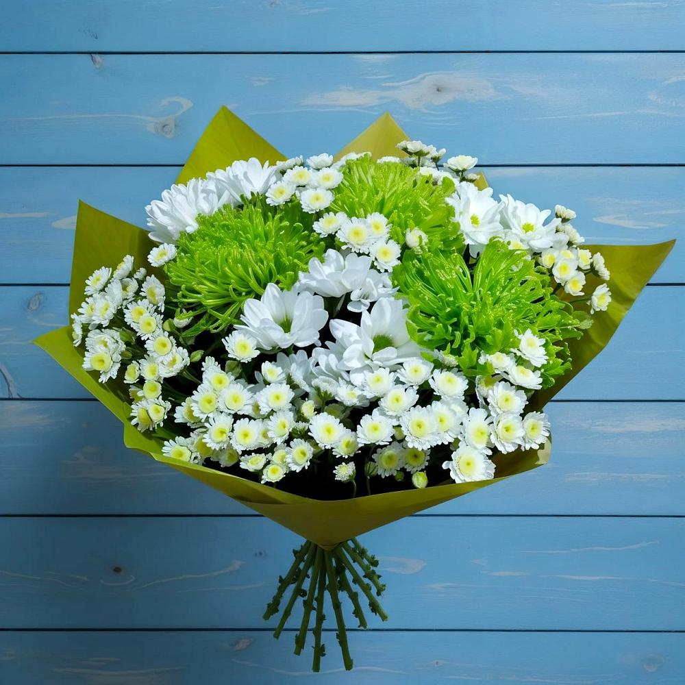 Букет цветов из: Хризантемы в Малой Джалге