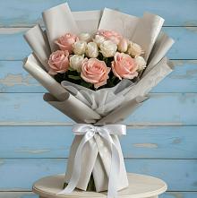 Букет цветов из:  Розы #REPLACE_PRED# Малой Джалге