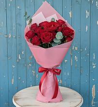 Букет цветов из:  Розы #REPLACE_PRED# Малой Джалге