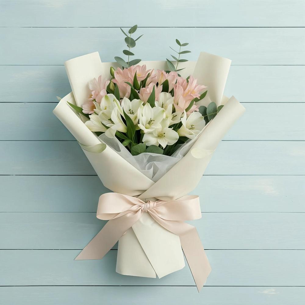 Букет цветов из: Альстромерии в Малой Джалге