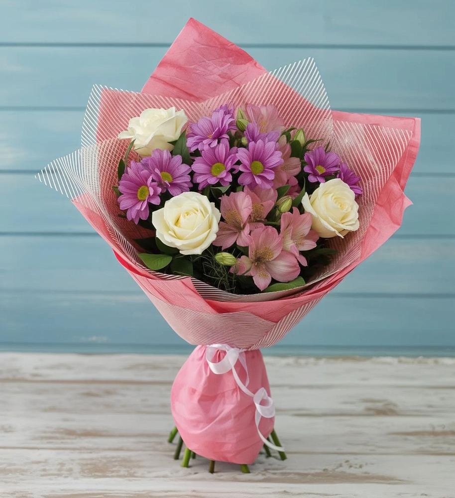 Букет цветов из: Герберы в Малой Джалге