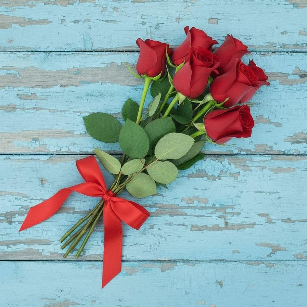 Букет Красные розы в Малой Джалге
