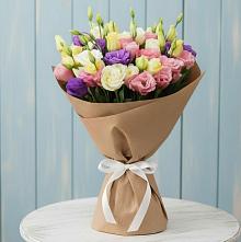 Букет цветов из:  Лизиантусы в Малой Джалге